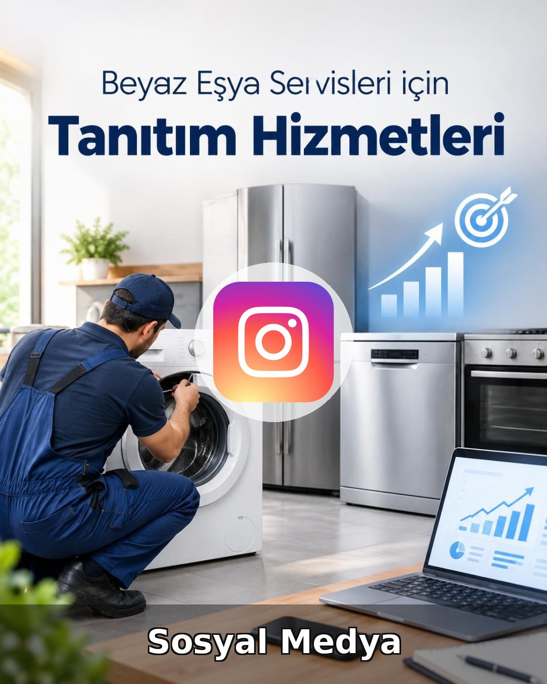 Beyaz Eşya Servisi Sosyal Medya Yönetimi