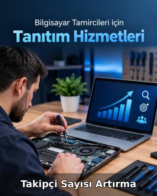 Bilgisayar Tamiri Takipçi Sayısı Artırma