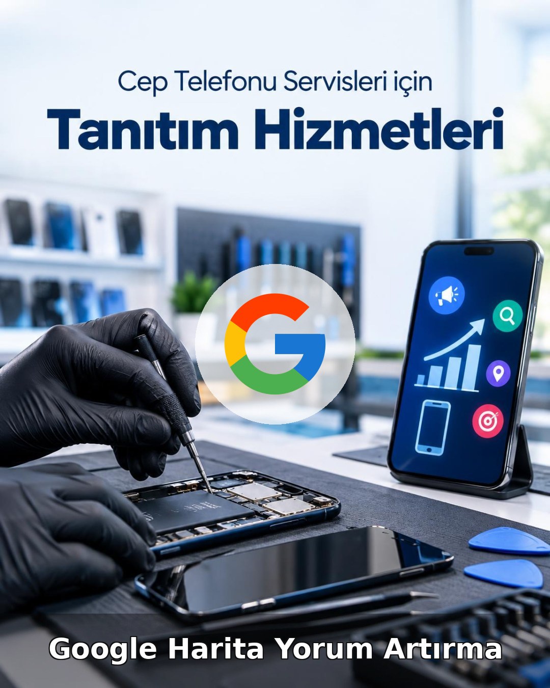 Cep Telefonu Servisi Google Harita Yorum Artırma