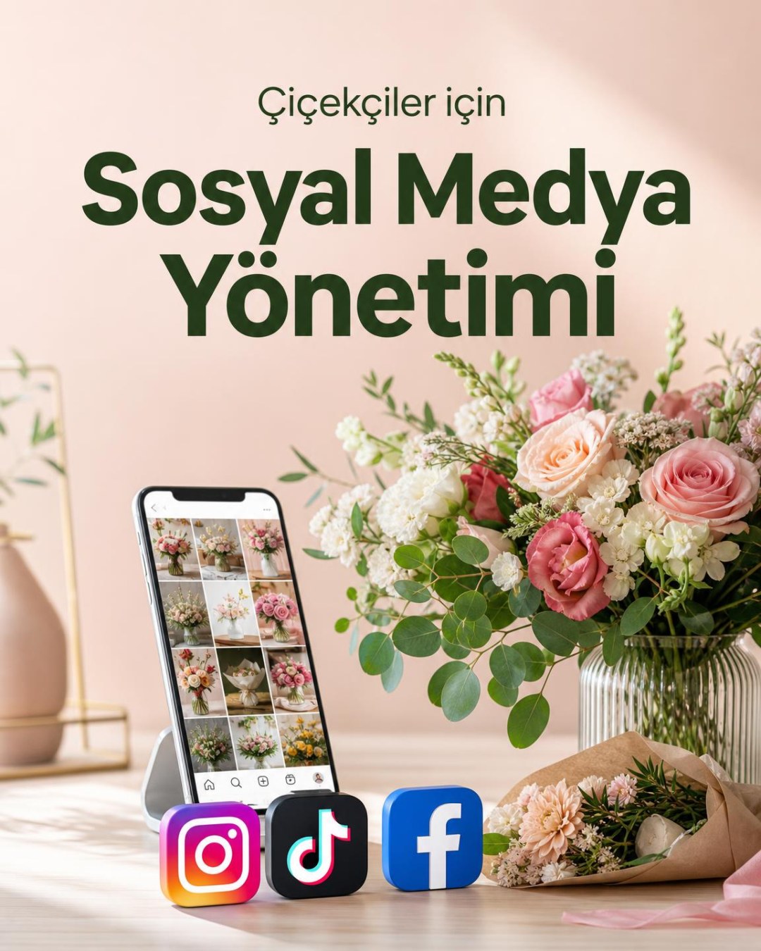 Çiçekçi Sosyal Medya Yönetimi