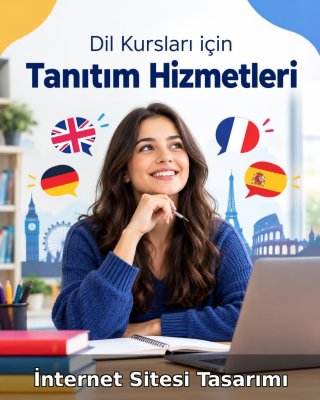Dil Kursu İnternet Sitesi Tasarımı (Web Tasarım)