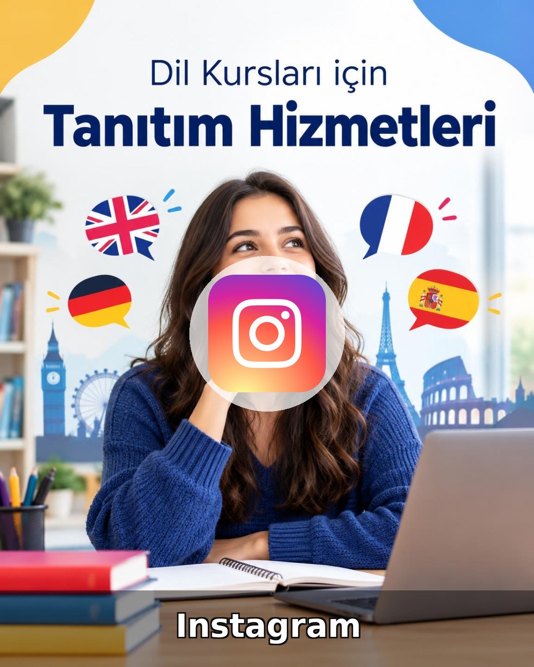 Dil Kursu Instagram Yönetimi