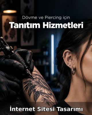 Dövme ve Piercing Stüdyosu İnternet Sitesi Tasarımı (Web Tasarım)