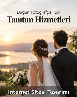 Düğün Fotoğrafçısı İnternet Sitesi Tasarımı (Web Tasarım)