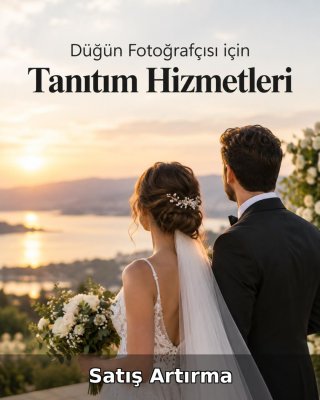 Düğün Fotoğrafçısı Satış Artırma