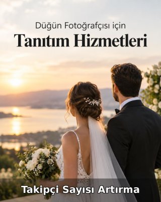 Düğün Fotoğrafçısı Takipçi Sayısı Artırma