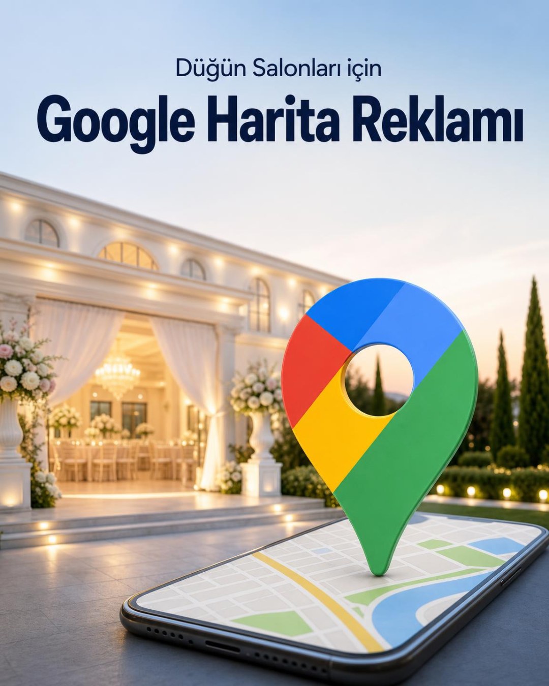 Düğün Salonu Google Harita Reklamı