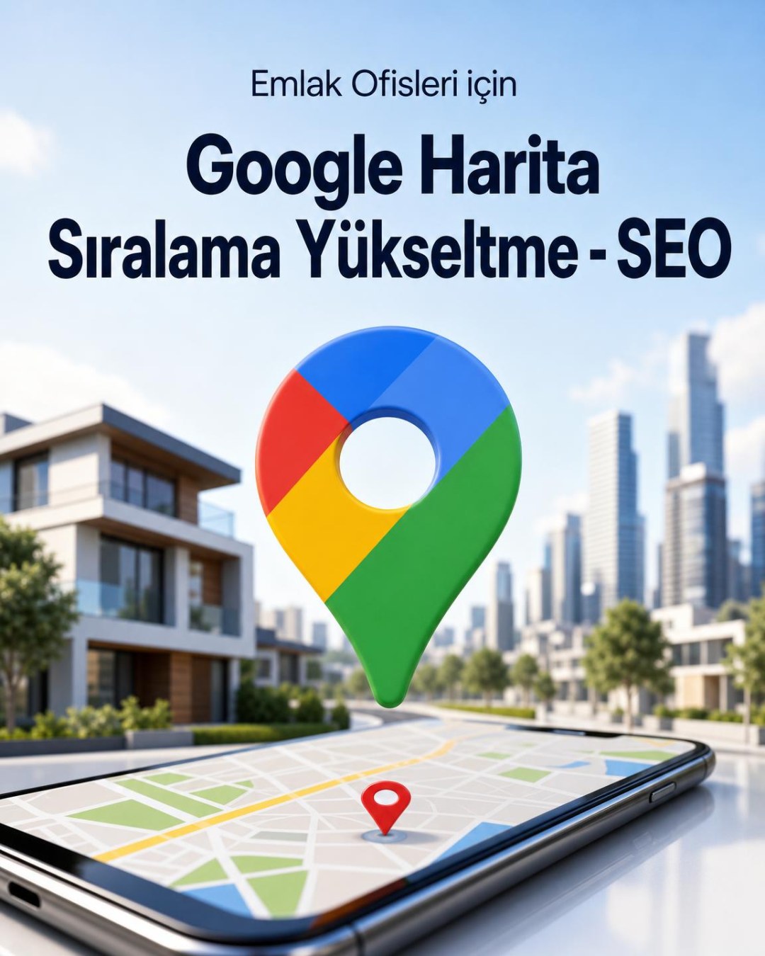 Emlak Ofisi Google Harita Sıralama Yükseltme - SEO