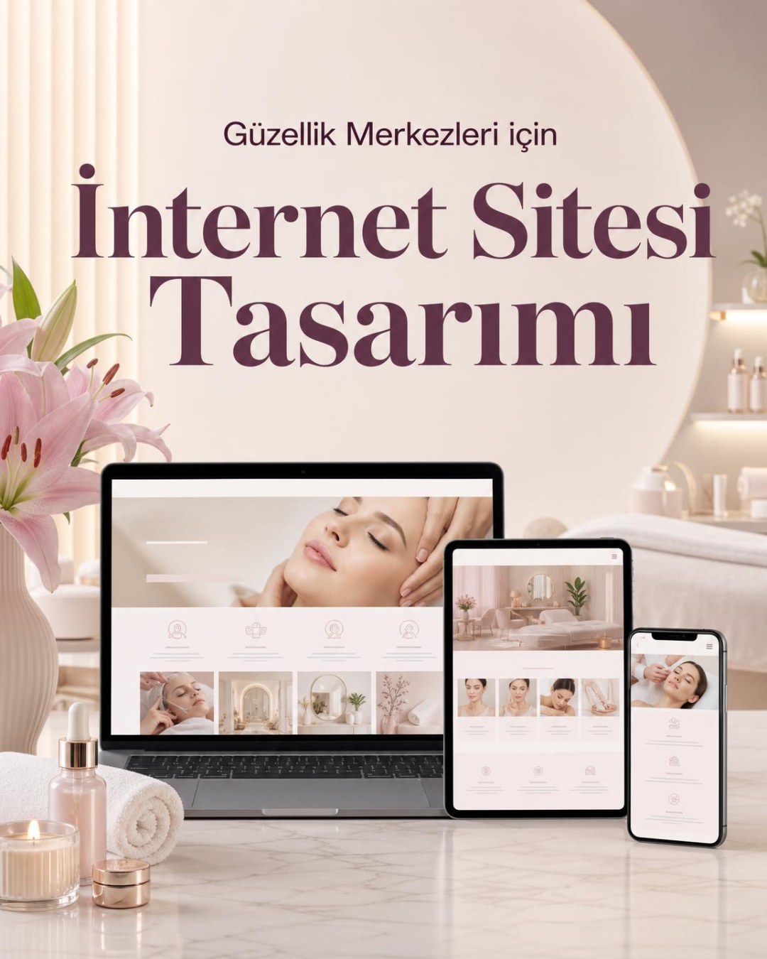 Kuaför & Güzellik Merkezi İnternet Sitesi Tasarımı (Web Tasarım)