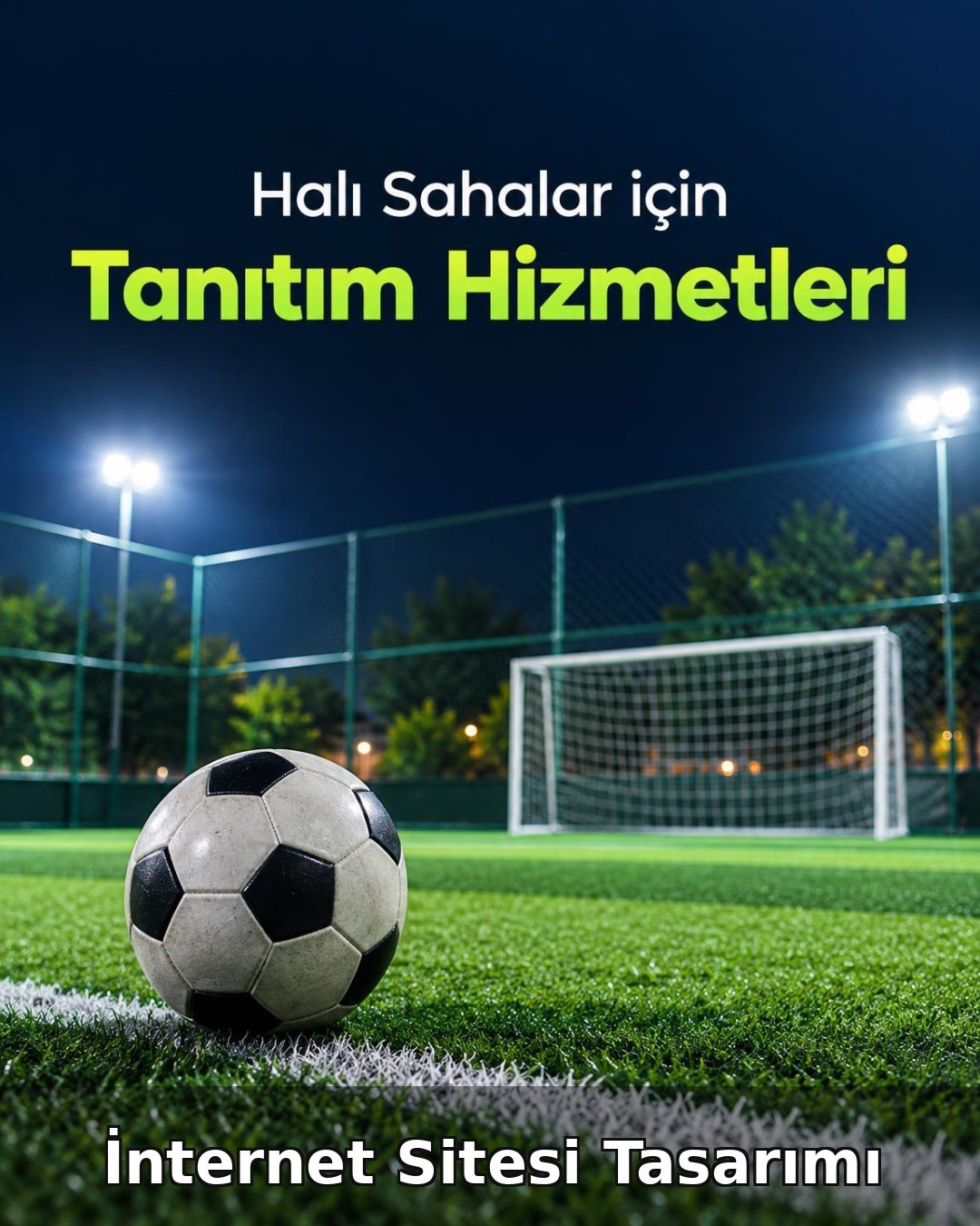 Halı Saha İnternet Sitesi Tasarımı (Web Tasarım)