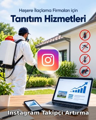 Haşere İlaçlama Instagram Takipçi Artırma
