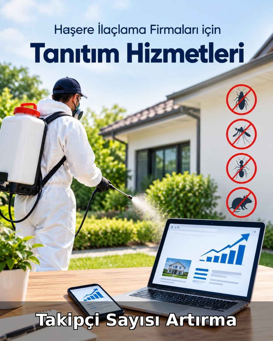 Haşere İlaçlama Takipçi Sayısı Artırma