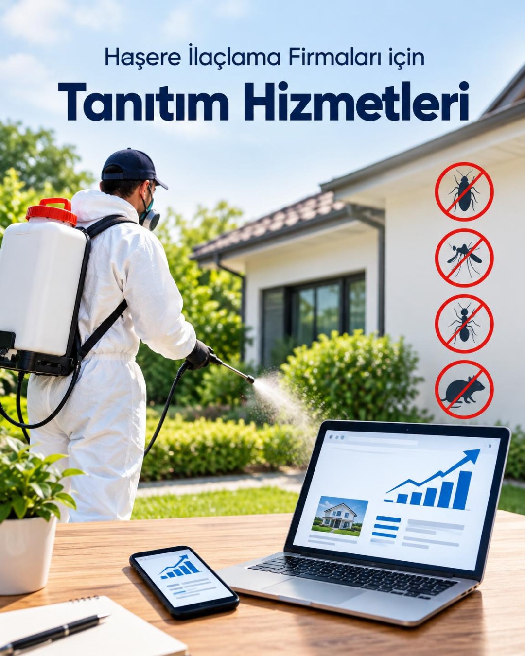 Haşere İlaçlamaa Özel Tanıtım Hizmetleri