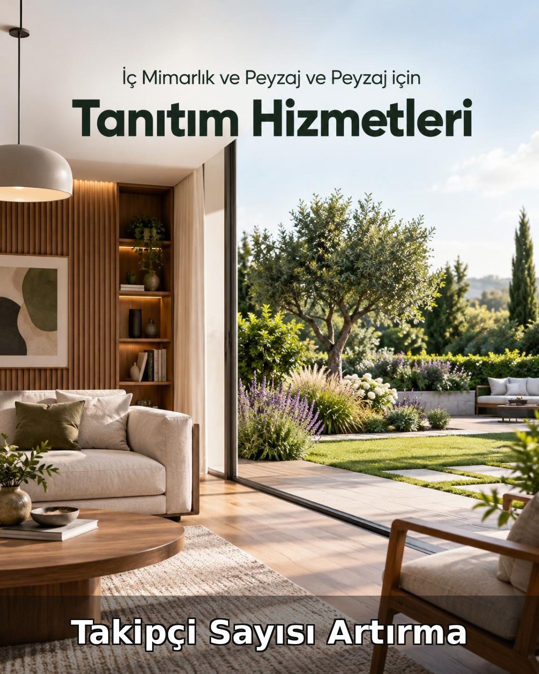 İç Mimarlık ve Peyzaj Takipçi Sayısı Artırma