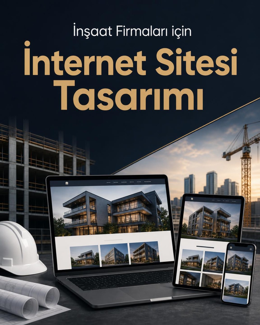 İnşaat Firması İnternet Sitesi Tasarımı (Web Tasarım)
