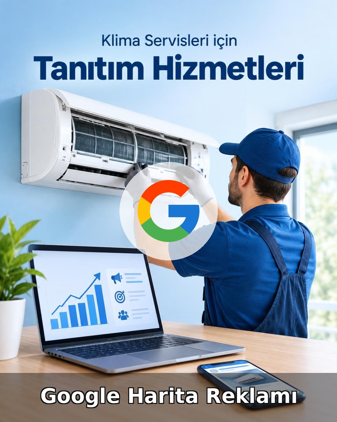 Klima Servisi Google Harita Reklamı