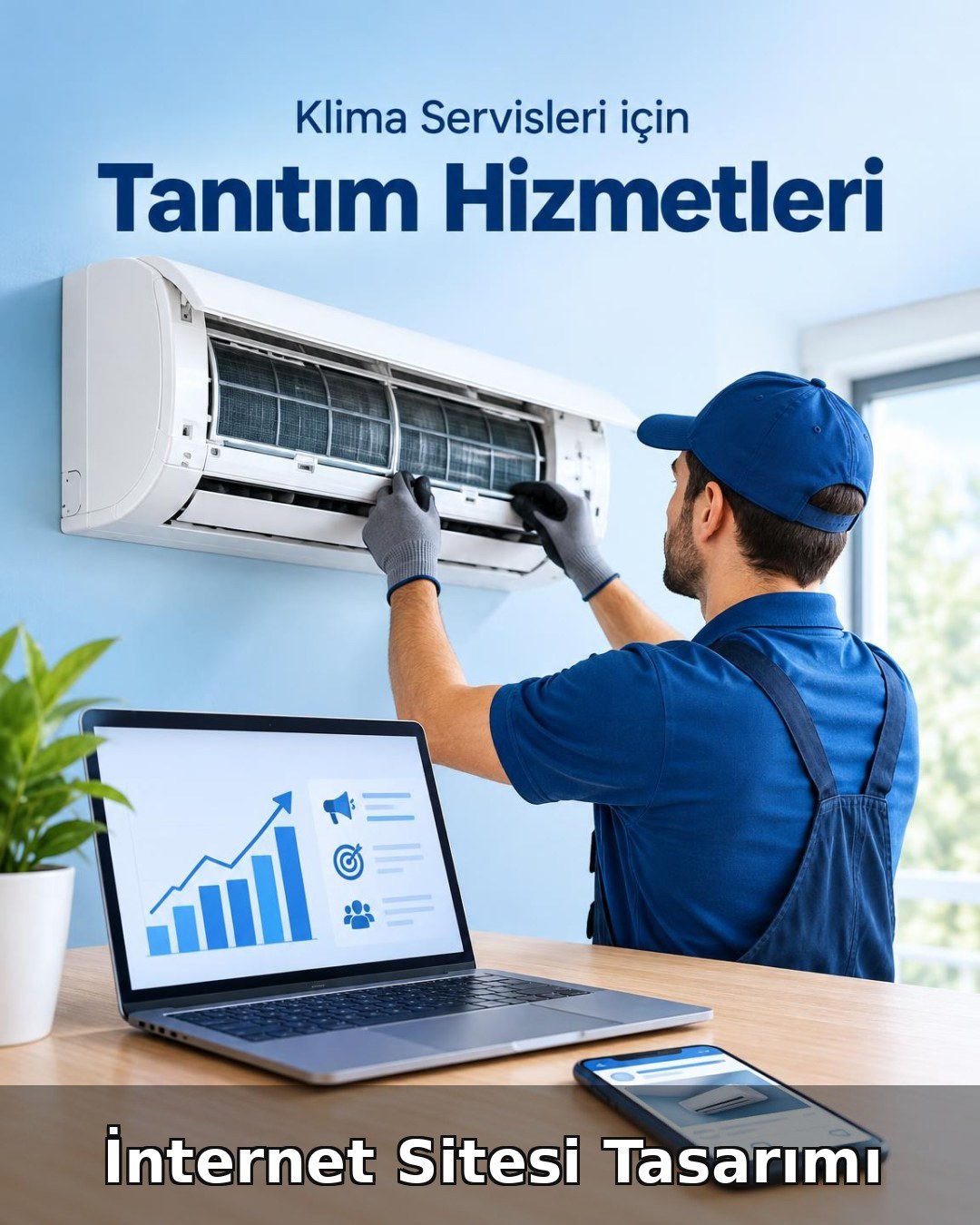 Klima Servisi İnternet Sitesi Tasarımı (Web Tasarım)