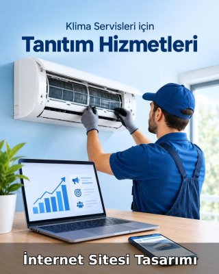 Klima Servisi İnternet Sitesi Tasarımı (Web Tasarım)