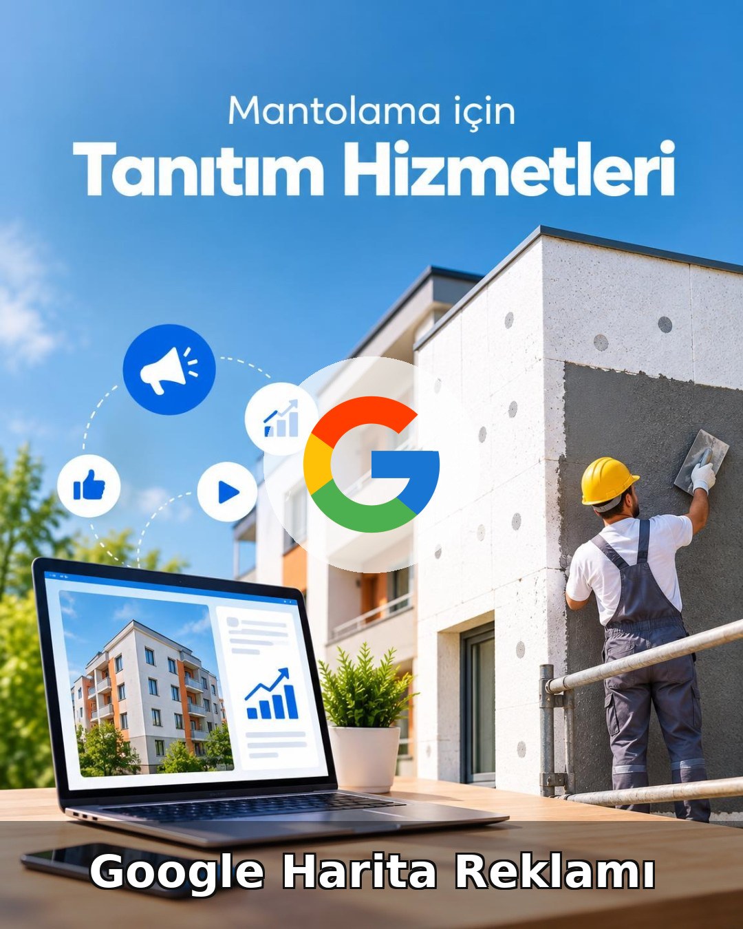 Mantolama Google Harita Reklamı