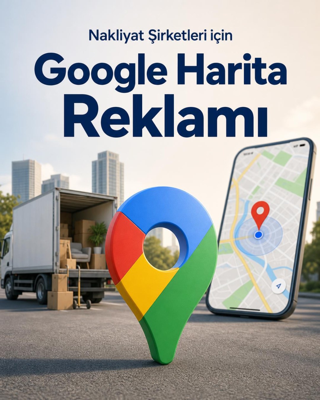 Nakliyat Şirketi Google Harita Reklamı