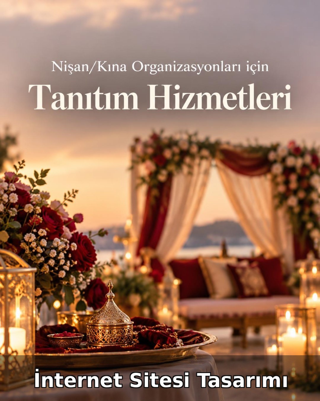 Nişan/Kına Organizasyonu İnternet Sitesi Tasarımı (Web Tasarım)