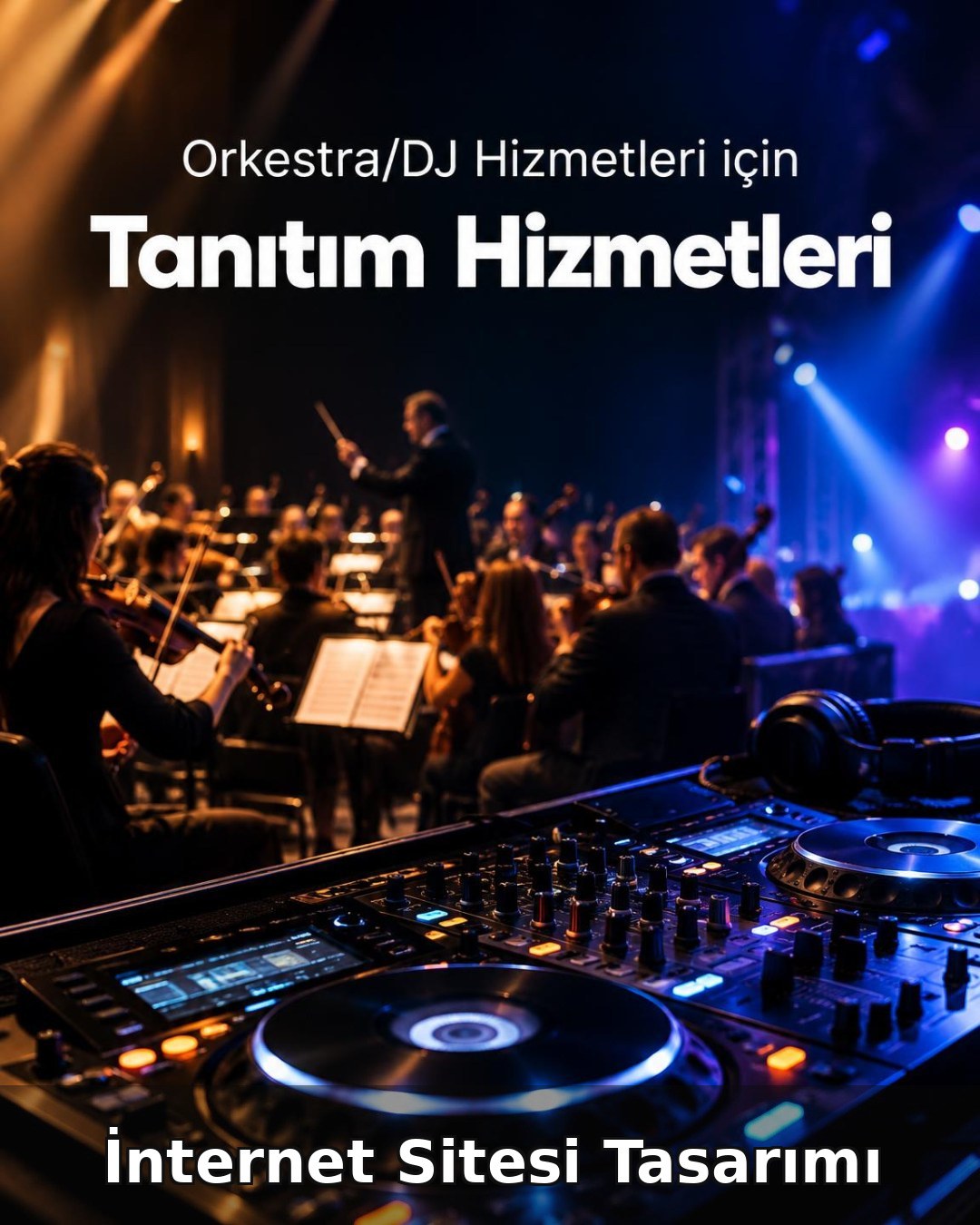 Orkestra/DJ Hizmeti İnternet Sitesi Tasarımı (Web Tasarım)