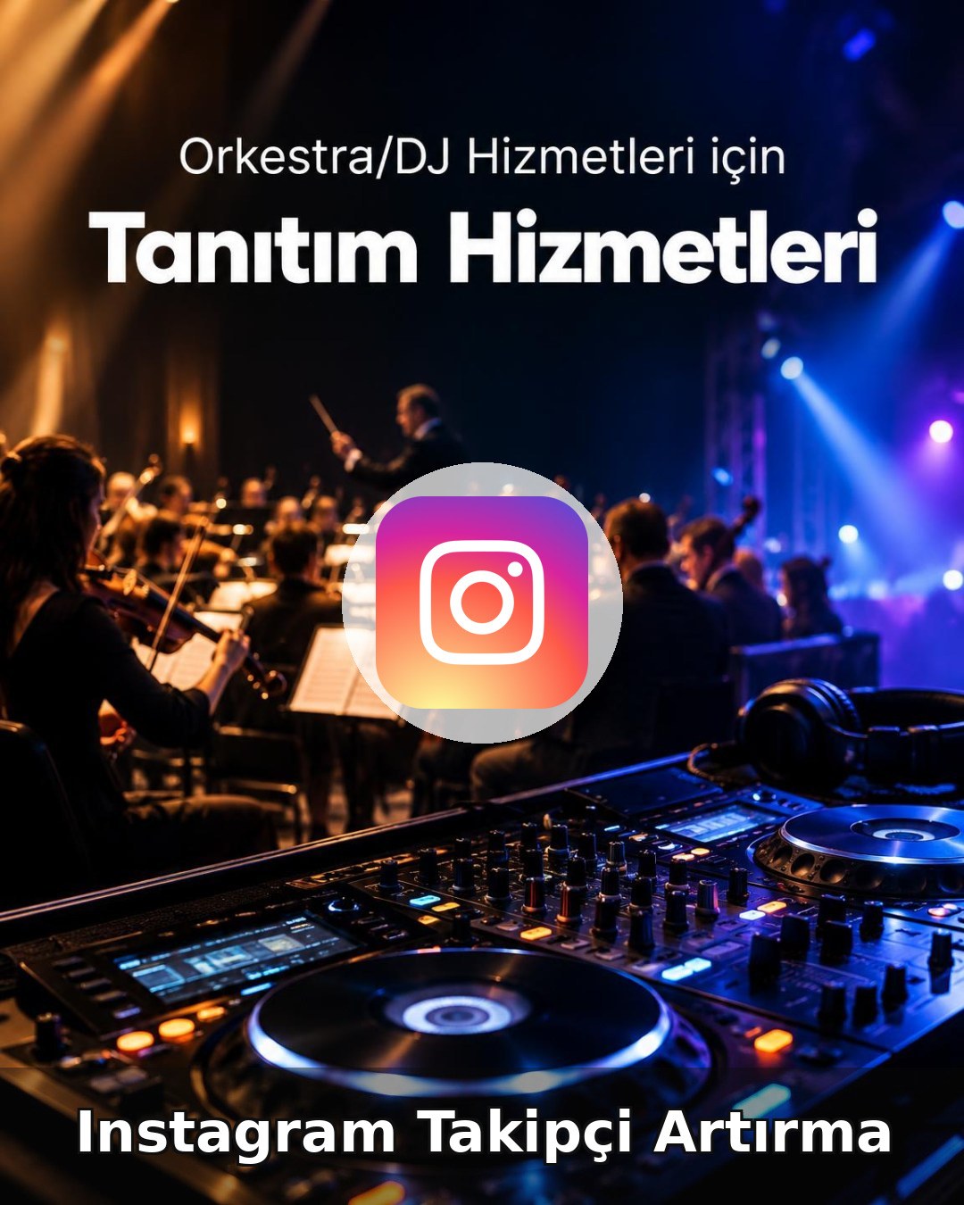 Orkestra/DJ Hizmeti Instagram Takipçi Artırma