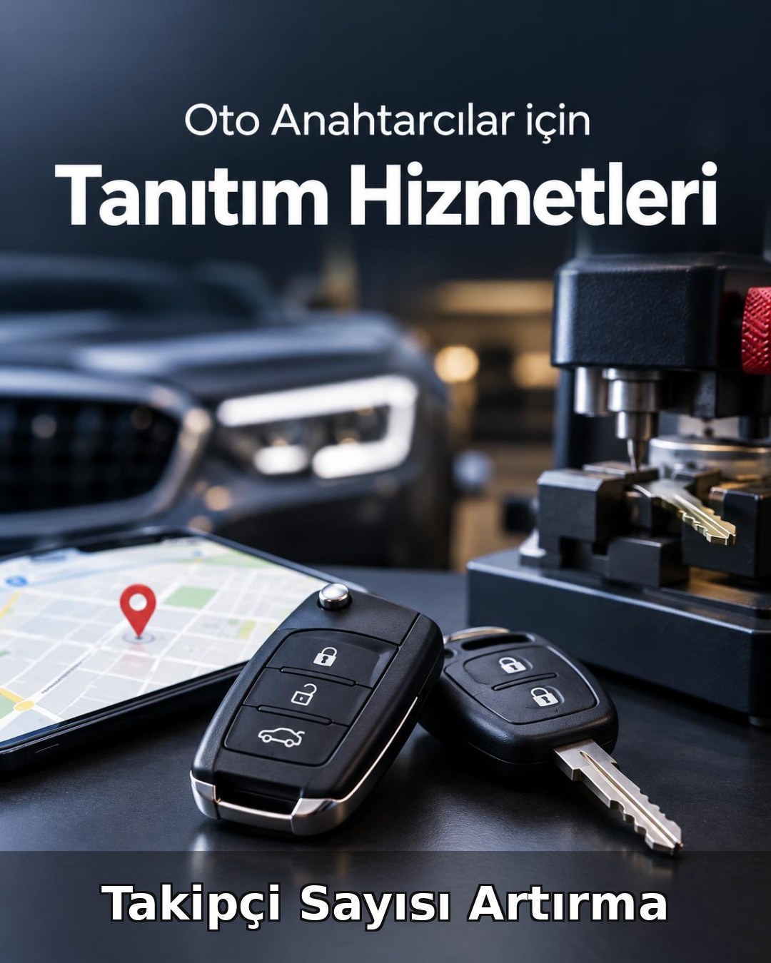 Oto Anahtar Takipçi Sayısı Artırma
