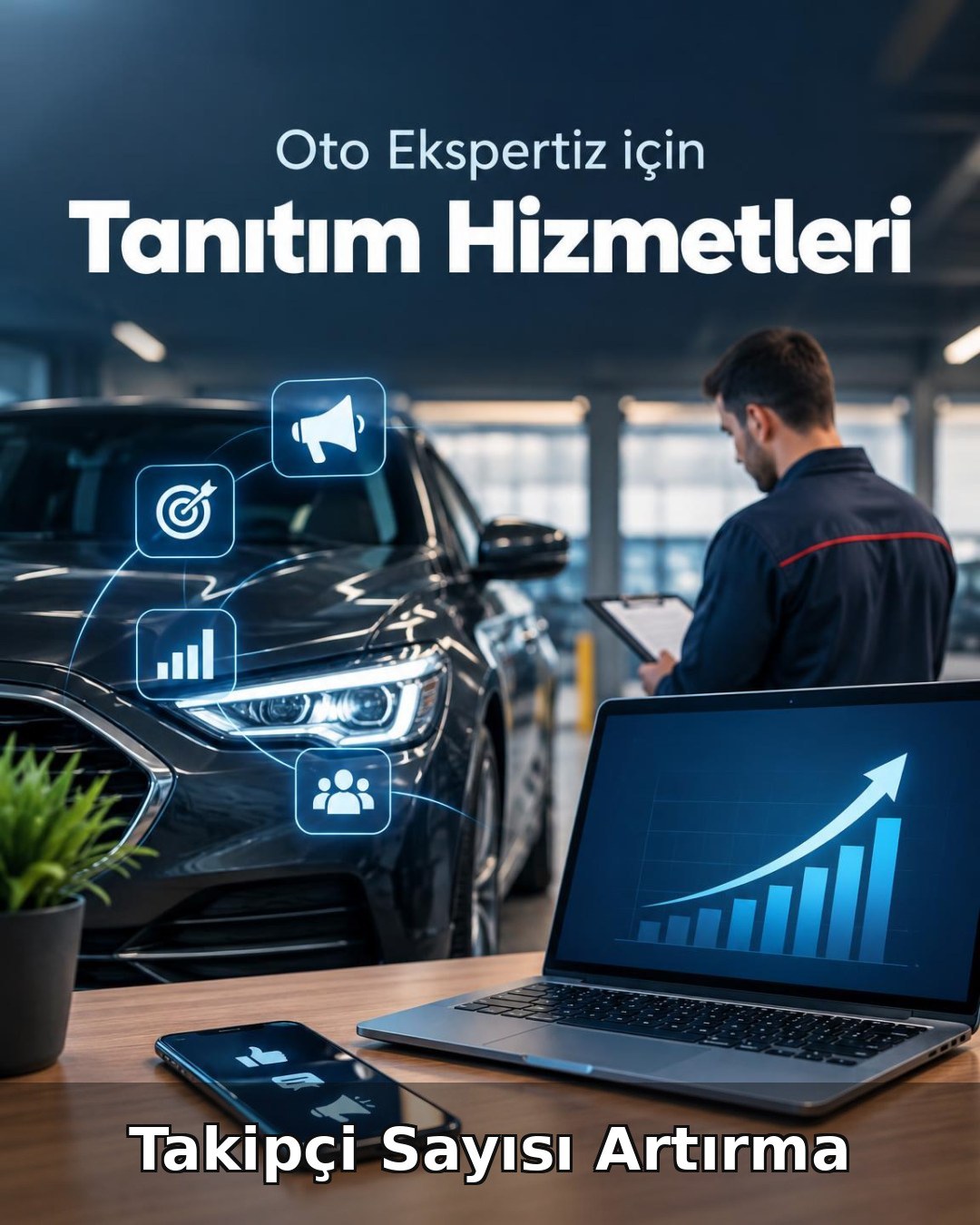 Oto Ekspertiz Takipçi Sayısı Artırma