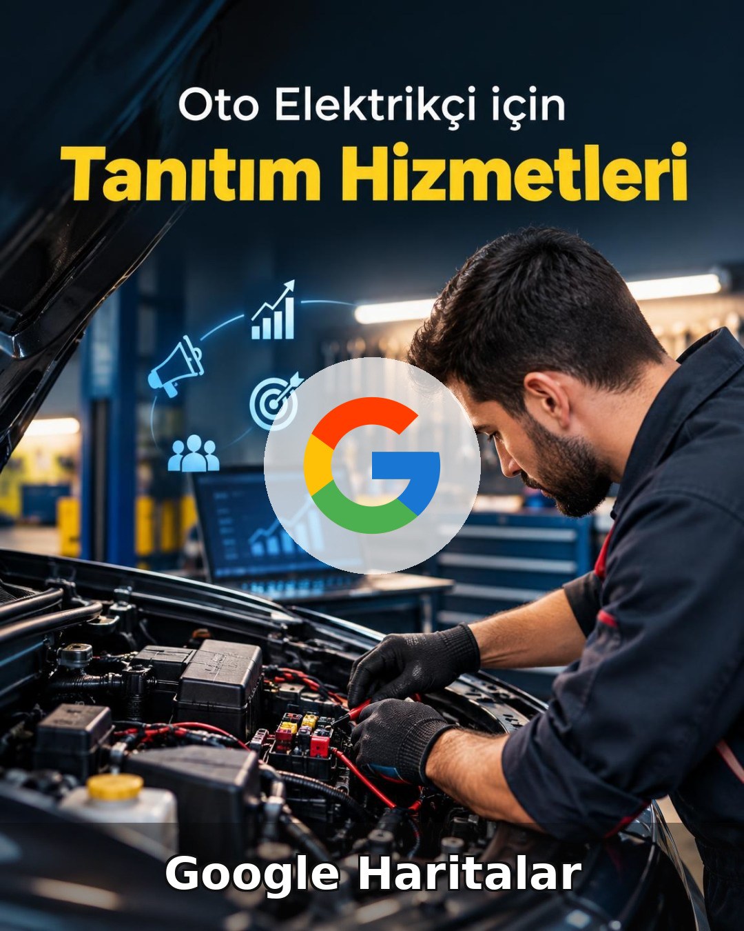 Oto Elektrik Google Harita Yönetimi