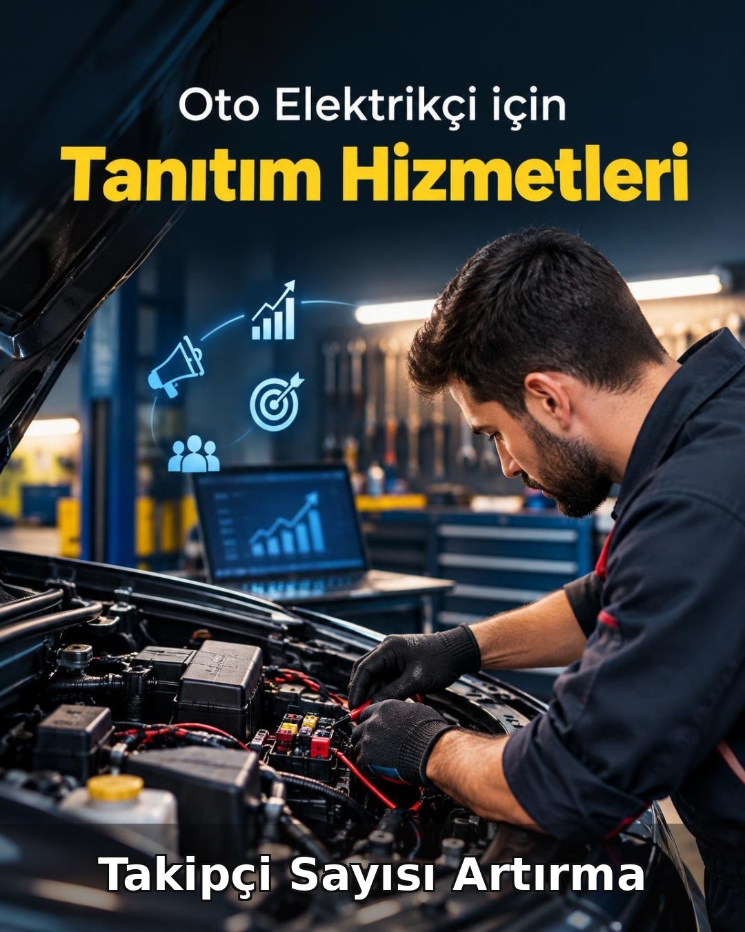 Oto Elektrik Takipçi Sayısı Artırma