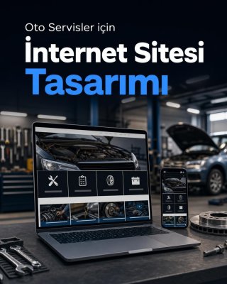 Oto Servis İnternet Sitesi Tasarımı (Web Tasarım)