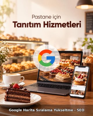 Pastane Google Harita Sıralama Yükseltme - SEO
