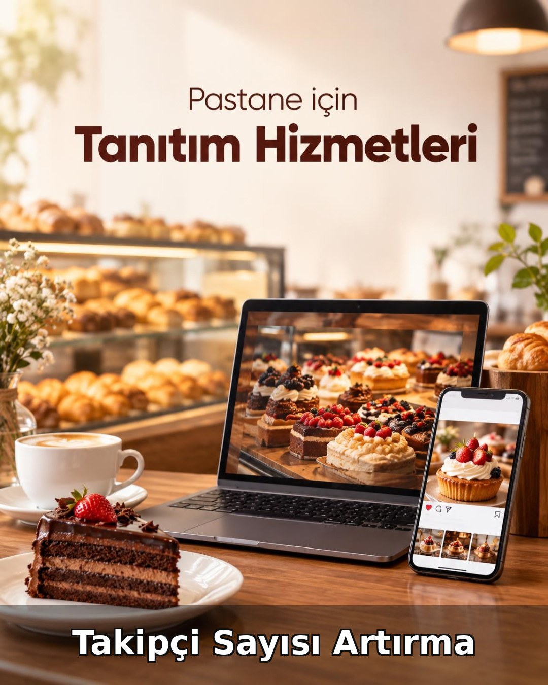 Pastane Takipçi Sayısı Artırma