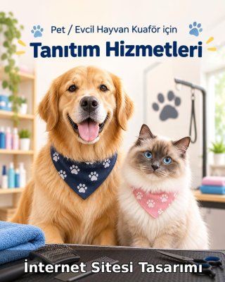 Pet / Evcil Hayvan Otel İnternet Sitesi Tasarımı (Web Tasarım)
