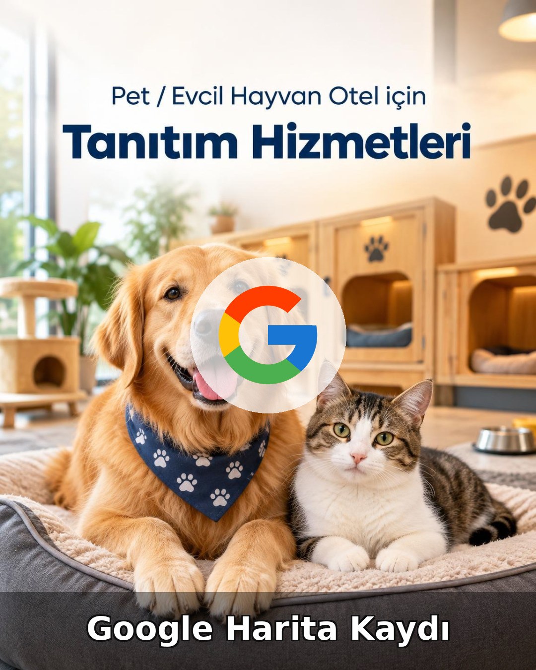 Pet / Evcil Hayvan Otel Google Harita Kaydı
