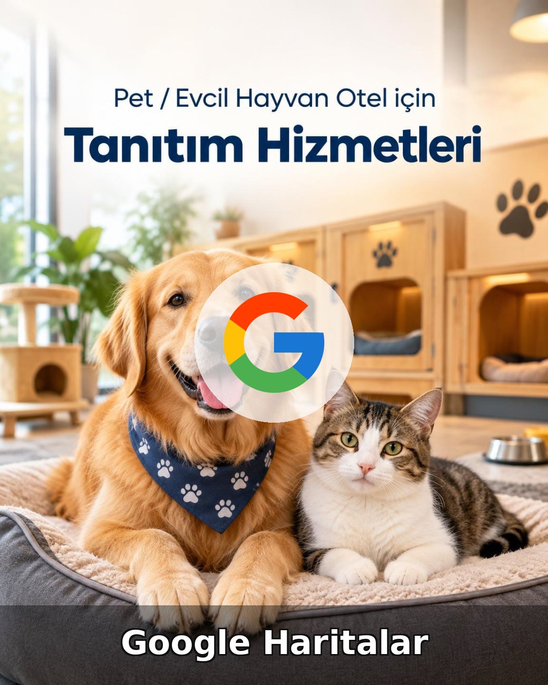 Pet / Evcil Hayvan Otel Google Harita Yönetimi
