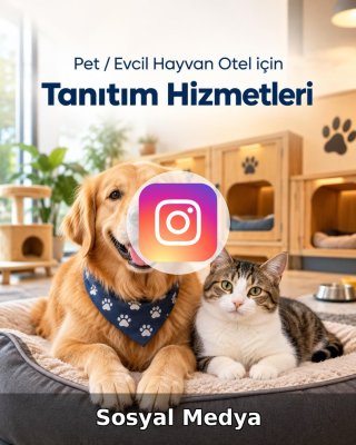 Pet / Evcil Hayvan Otel Sosyal Medya Yönetimi