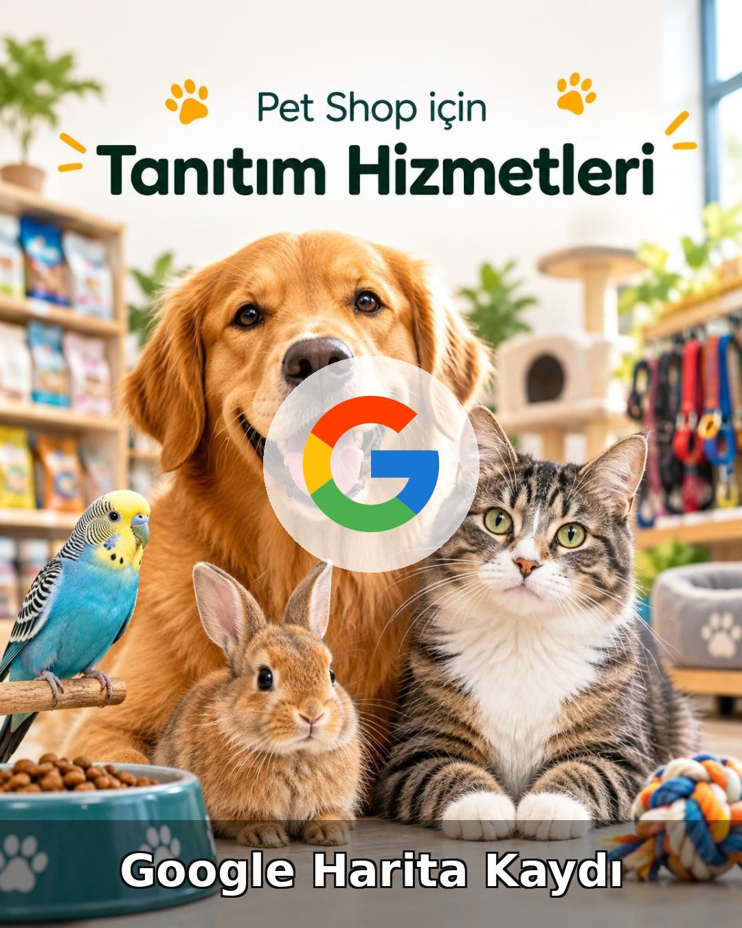 Pet Shop Google Harita Kaydı