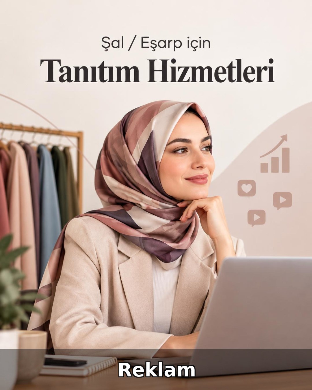 Şal / Eşarp Reklam Yönetimi