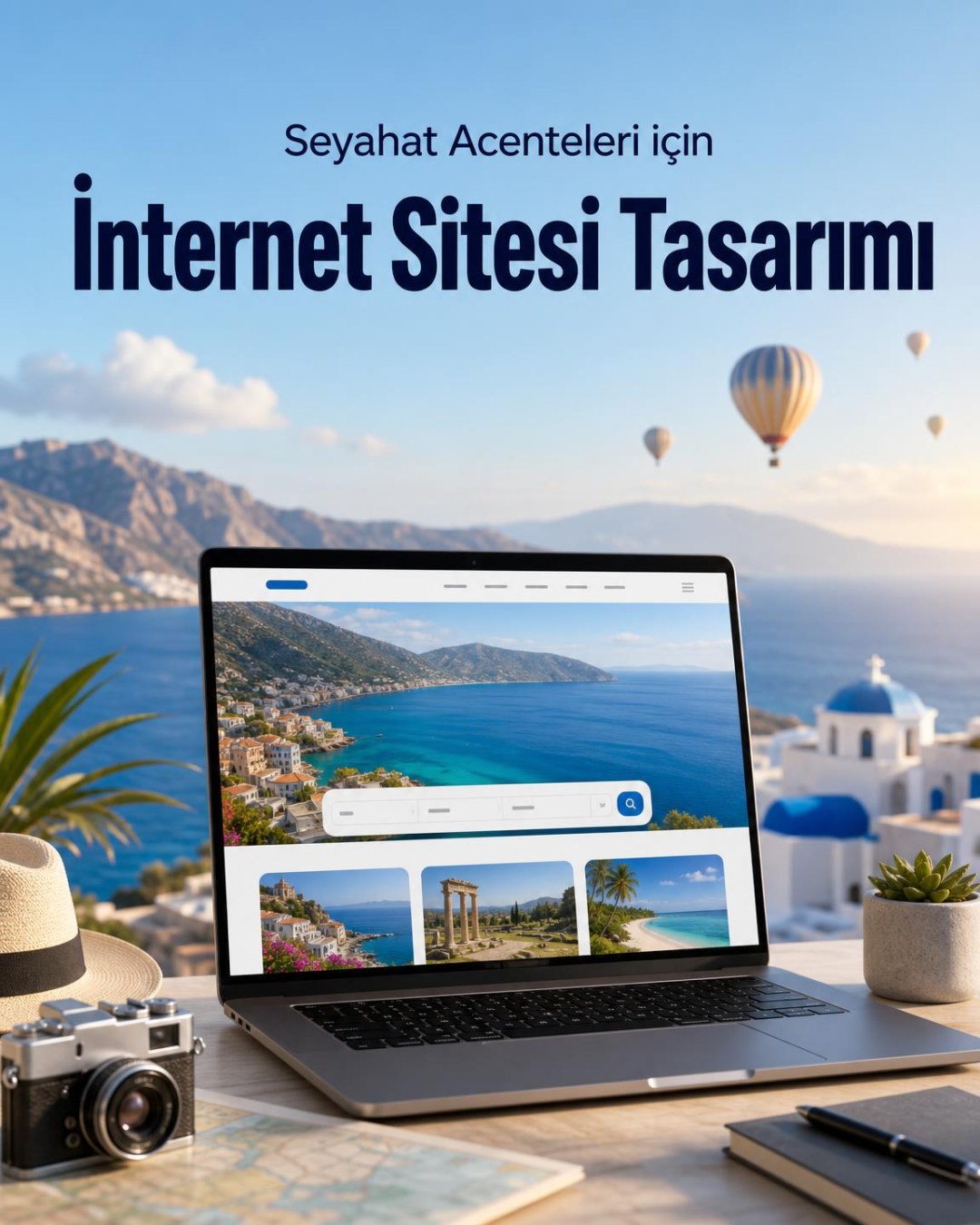 Seyahat Acentesi & Tur İnternet Sitesi Tasarımı (Web Tasarım)