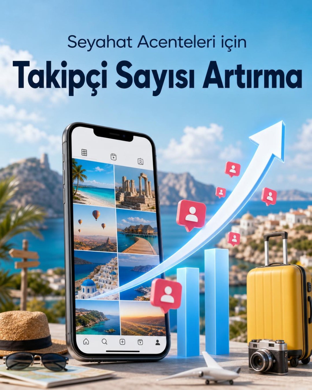 Seyahat Acentesi & Tur Takipçi Sayısı Artırma