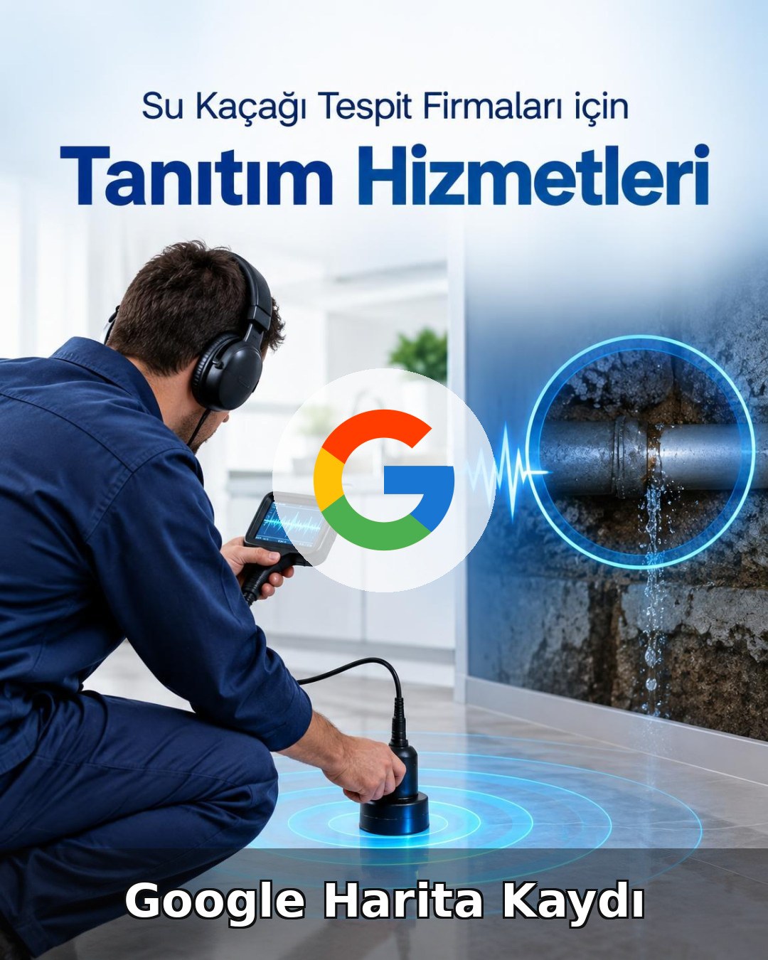 Su Kaçağı Tespiti Google Harita Kaydı