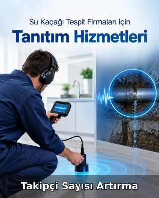 Su Kaçağı Tespiti Takipçi Sayısı Artırma