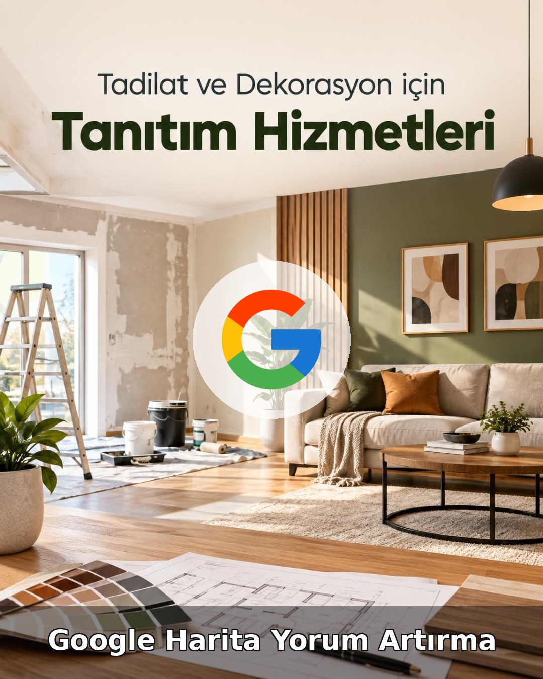 Tadilat ve Dekorasyon Google Harita Yorum Artırma