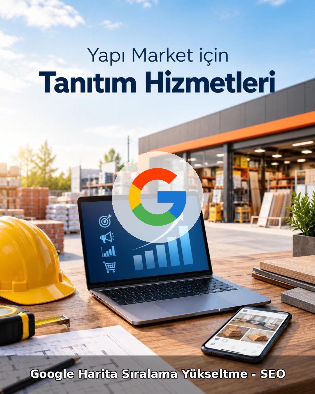 Yapı Market Google Harita Sıralama Yükseltme - SEO