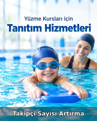 Yüzme Kursu Takipçi Sayısı Artırma